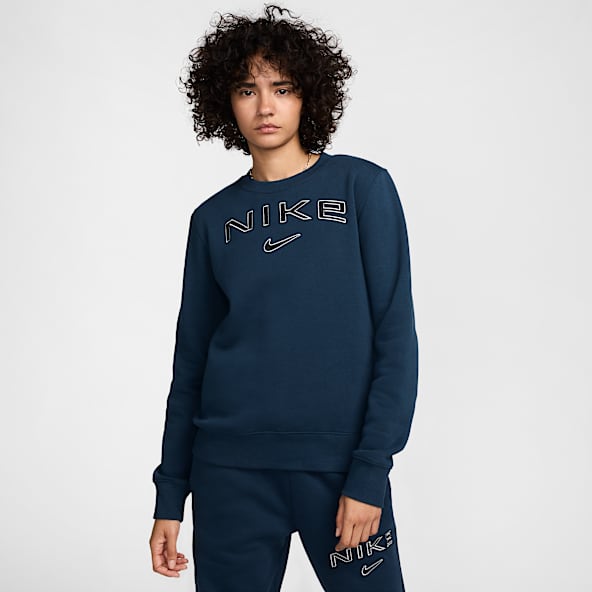 Blue Hoodies Sweatshirts. Nike IE